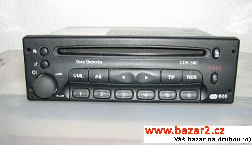 Originál autorádio Opel s CD 