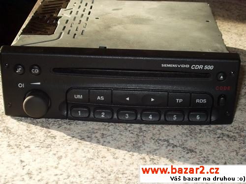 Originál autorádio Opel s CD 