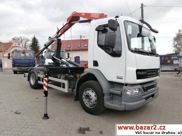 DAF LF 55.220, 18T, RUKA+KONTEJNER, r.v. 2007,