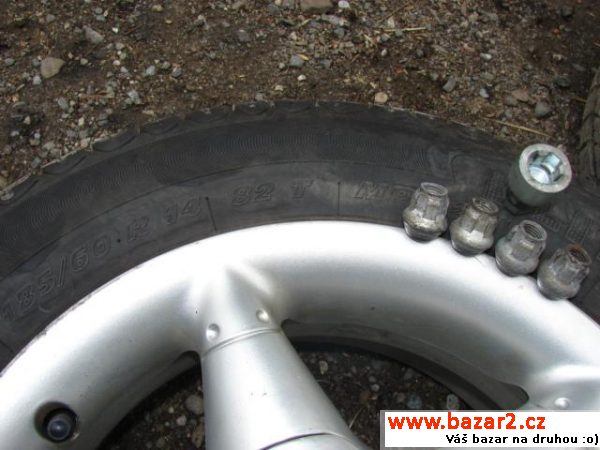 4ks 4x 100 R14, pneu Matador 7mm