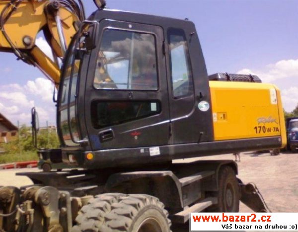 Hyundai 170W kol. rypadlo 18t  87kW, r.v. 2008,