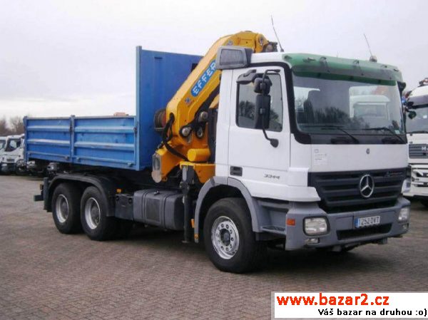 Mercedes-Benz 6x4 kontejner+HR