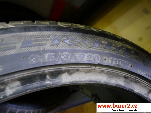 BMW X6 4 x Letní pneu, Bridgestone 315/35 R20 110W