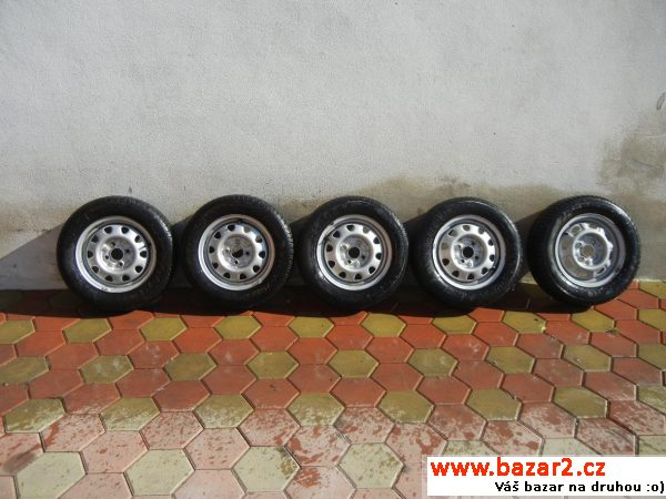 4ks kola+rezva na Škoda 165/70R18