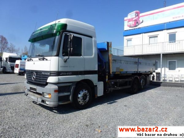 Mercedes-Benz ACTROS 2540 L HYDRAULICKÁ RUKA, 290,