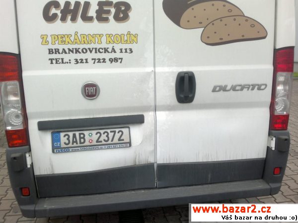 Fiat Ducato - zadní dveře zvýšené 