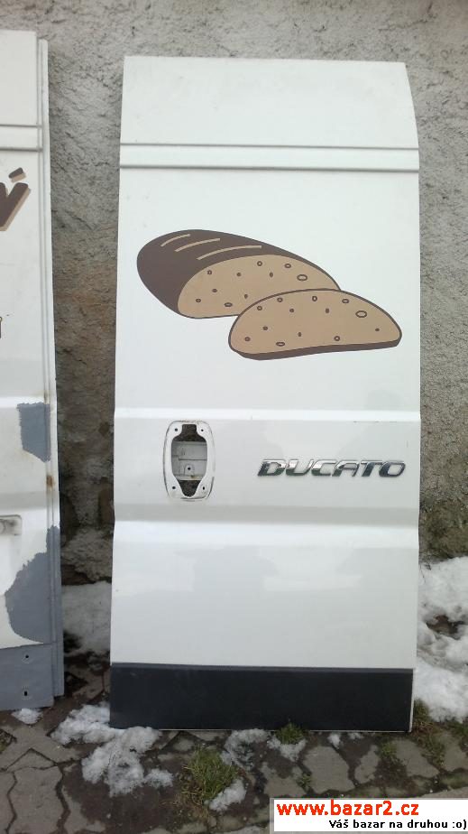 Fiat Ducato - zadní dveře zvýšené 