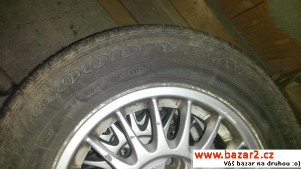 Litá kola R13 + pneu GoodYear