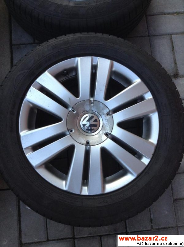 Alu orig. VW 215/55/16, pneu 90%