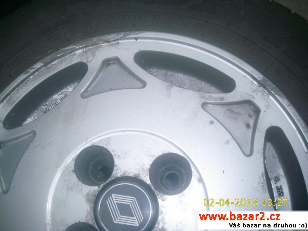 Alu kola sada Renault