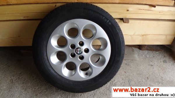 Litá kola Alfa Romeo + letní pneu
