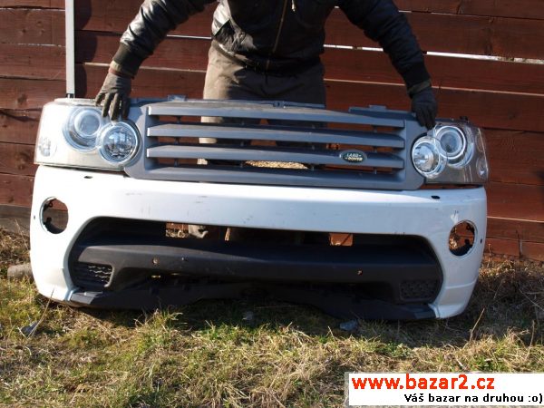 Land Rover - světla, maska, nárazník 