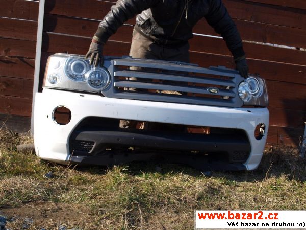 Land Rover - světla, maska, nárazník 