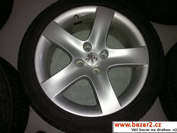 Originál alu disky s pneu Peugeot