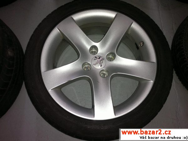 Originál alu disky s pneu Peugeot