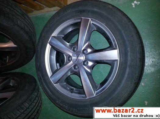 4x alu Dezent 5x100 R 15 s pneu