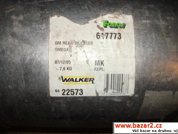 Opel Omega B 2,5 V6 výfuk