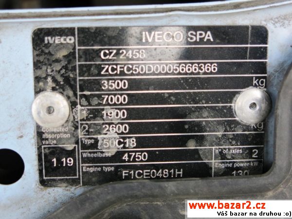Iveco Daily  50C18 N1