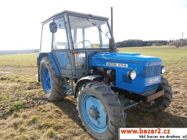 Zetor 5745, 40, r.v. 1978, barva modrá, Nestojí v