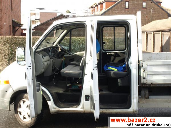 Renault Master 7  míst  flat bed