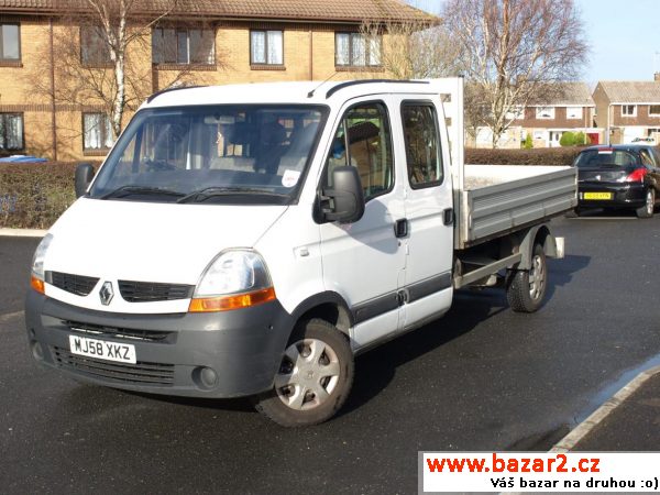 Renault Master 7  míst  flat bed