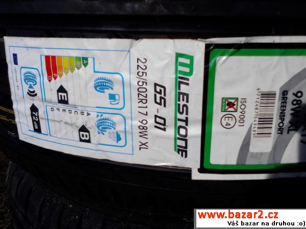 Milestone Greensport 225/50R17,NOVÉ