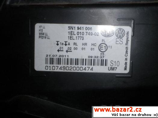 VW Passat  B7 světla