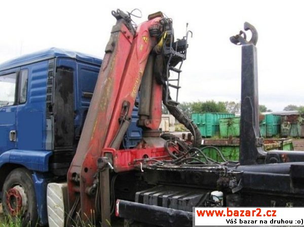 MAN 6x2 kontejner+HR Eur3