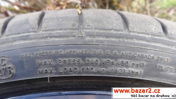 Originál disky BMW + 4ks pneu
