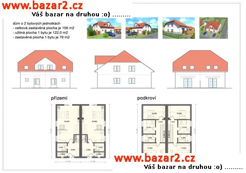 Hostouň, rodinný domy 117 m2