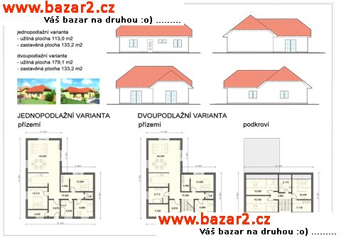 Hostouň, rodinný domy 184 m2