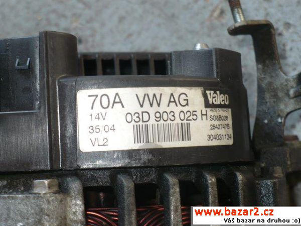 Alternátor originál Fabia 70 A, 03D