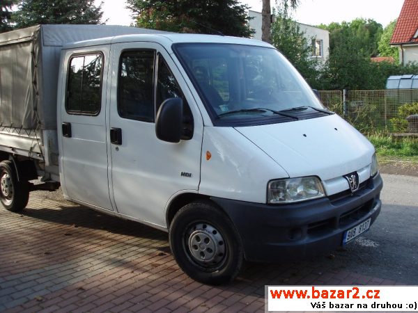 Peugeot Boxer - dvojkabina, valník