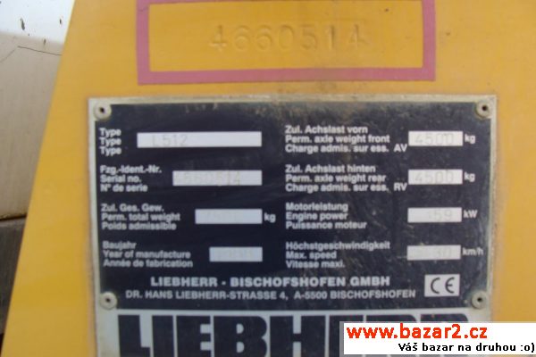 Prodám Liebherr 512 Stereolader
