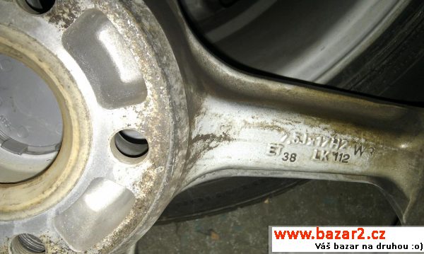 Alu kola 5x112, R17, ET 38, zn. RCD