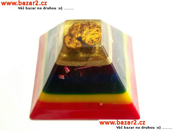 Čakrový orgonit PYRAMIDA