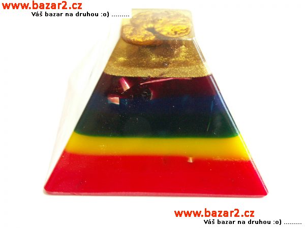 Čakrový orgonit PYRAMIDA