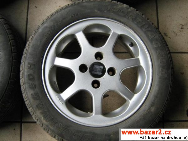 Pneu + disk Borbety, cena za celou sadu, 4 ks disk
