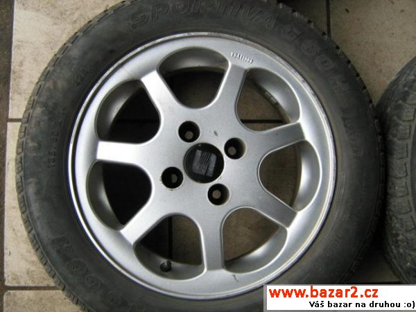 Pneu + disk Borbety, cena za celou sadu, 4 ks disk