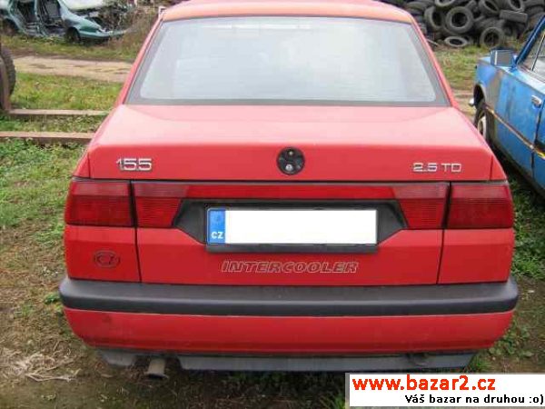 Alfa Romeo 155 2.5 TD, Prodej veškerých náhradních