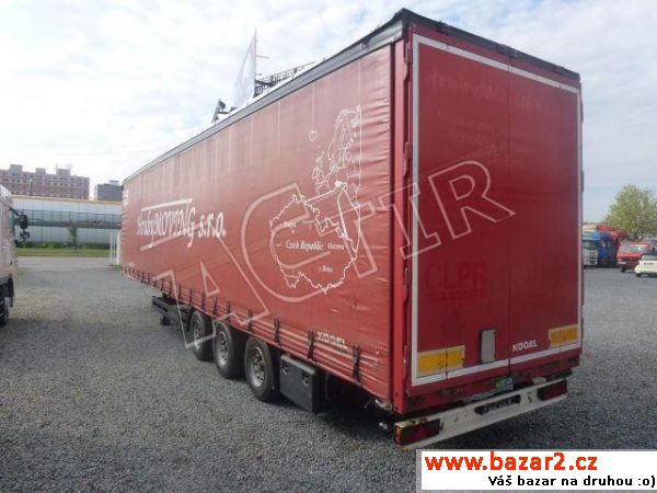 Kögel SNCO 24 P 90, r.v. 2005, barva červená, ABS,