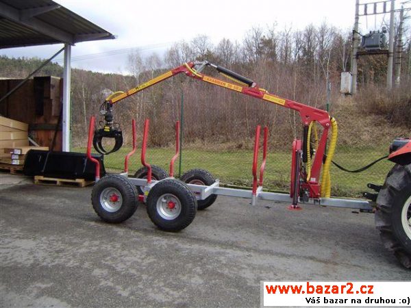 Vyvážecí přívěs za traktor - 3 tuny