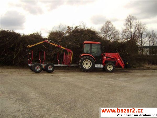 Vyvážecí přívěs za traktor - 3 tuny