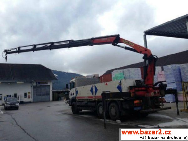 MAN 6x4 valník+PK 21000, valník