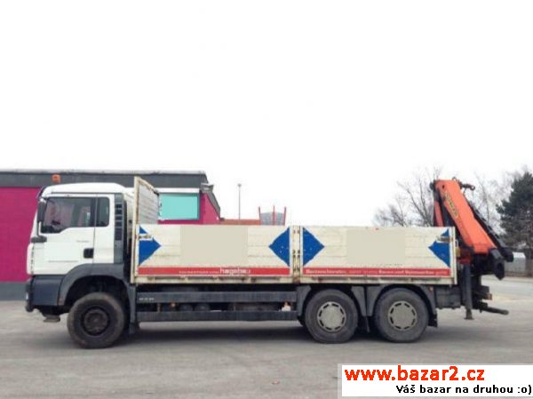 MAN 6x4 valník+PK 21000, valník