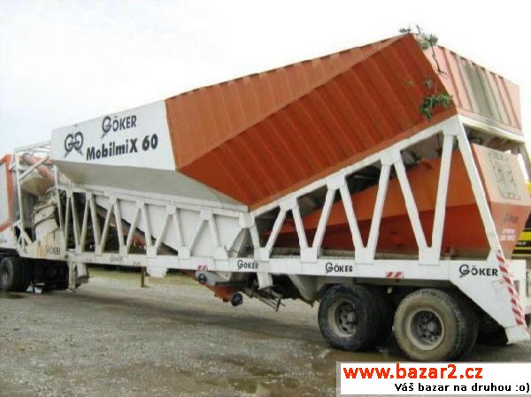 Göker GBS 60 mobilní betonárka  , r.v. 2008, barva