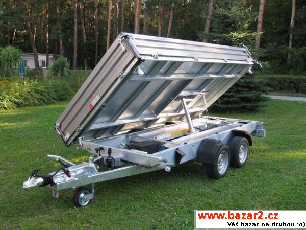Humbaur 3 sklápěč 314x185 3.5t, r.v. 2014, najeto