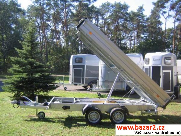 Humbaur 3 sklápěč 314x185 3.5t, r.v. 2014, najeto
