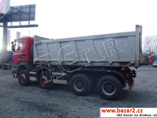 Scania R 420 8x6 sklápěč, 309, r.v. 2008, najeto