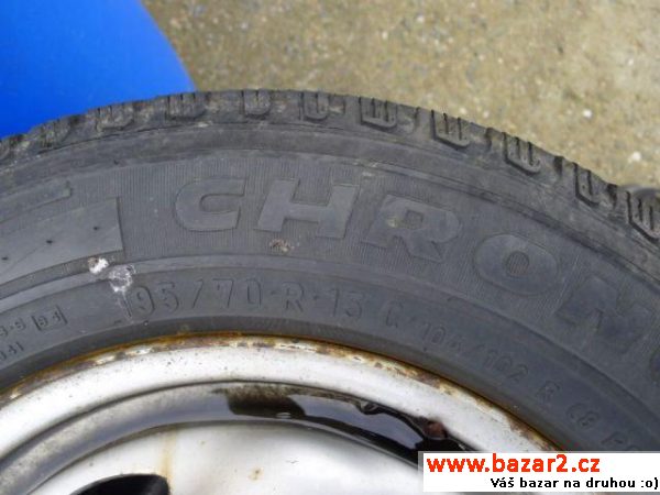 Ford Transit 4x pneu+ disk 195, 4x pneu + disk